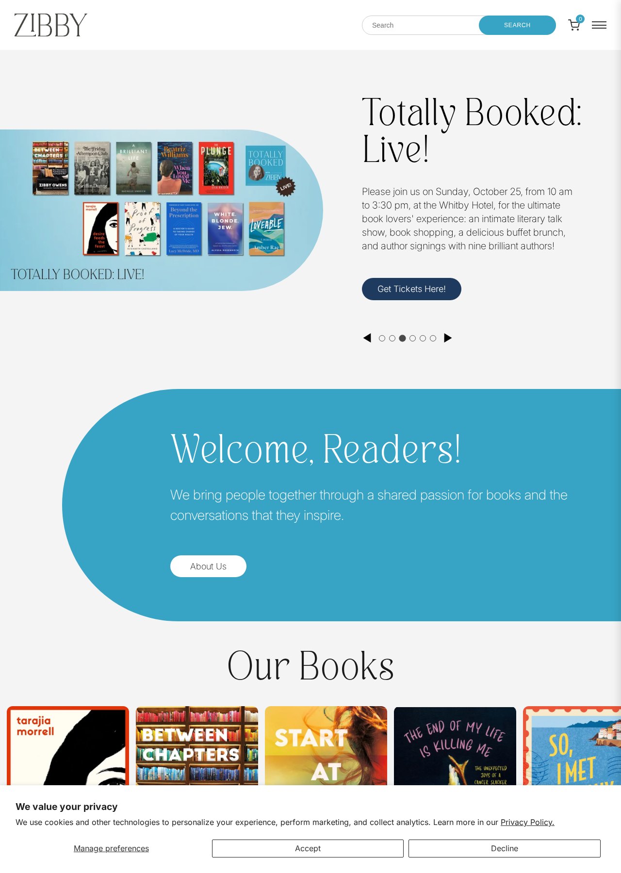 Media & events brand website