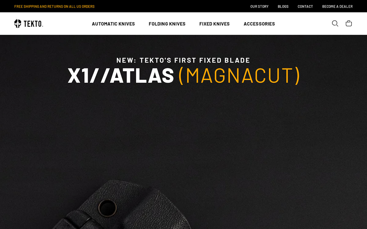 TektoKnives.com website