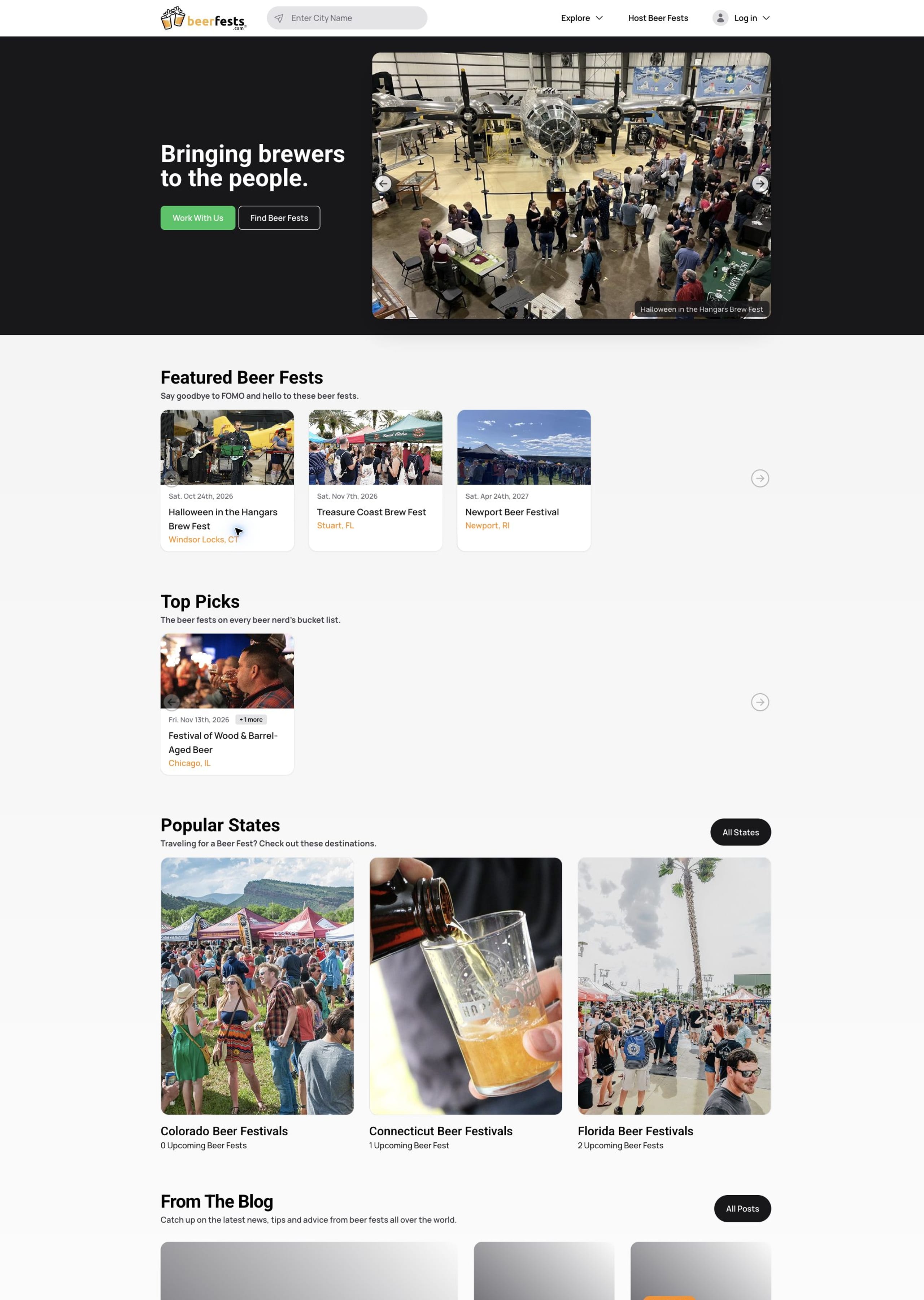 BeerFests.com website screenshot