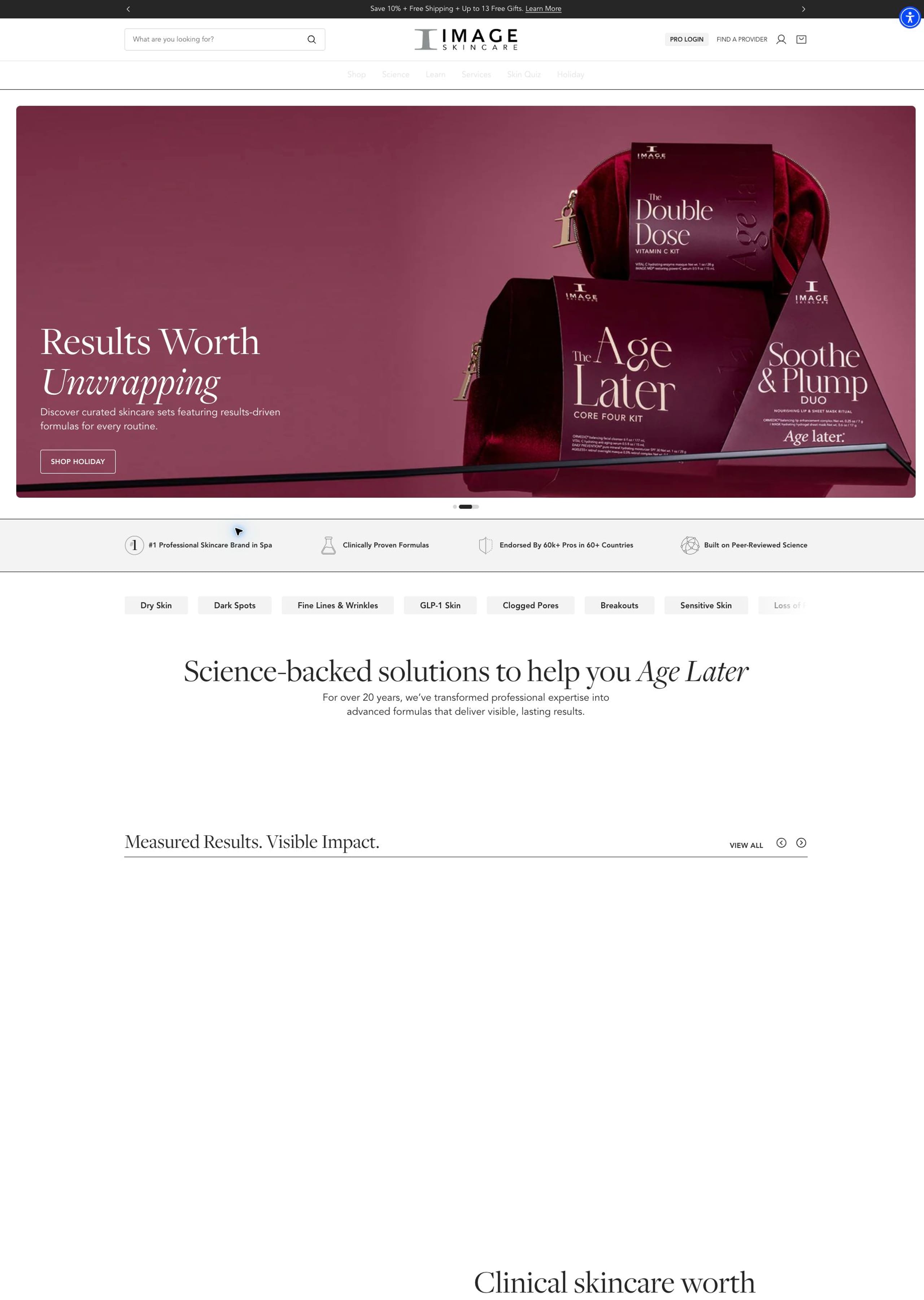 ImageSkincare.com website screenshot