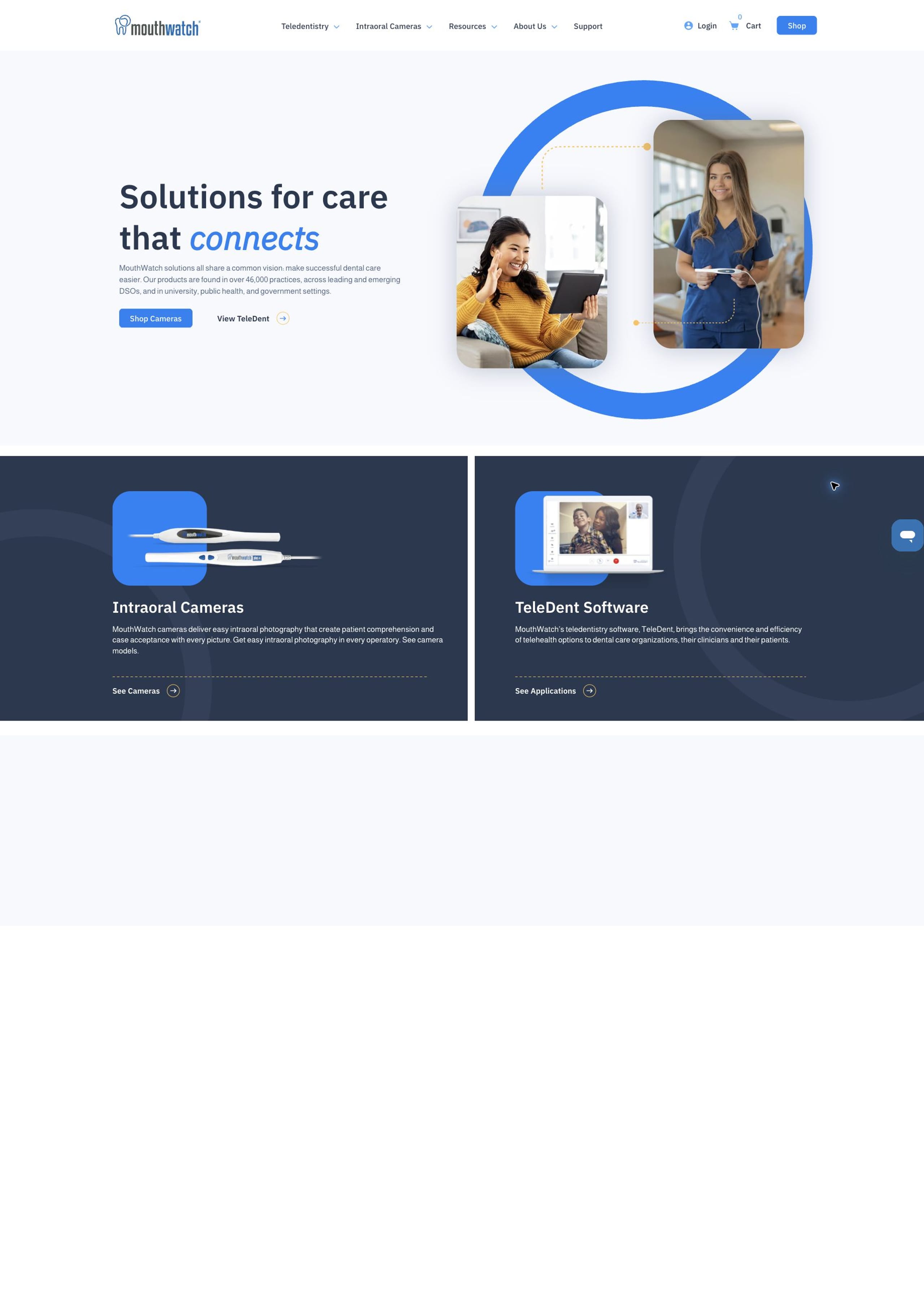 MouthWatch.com website screenshot