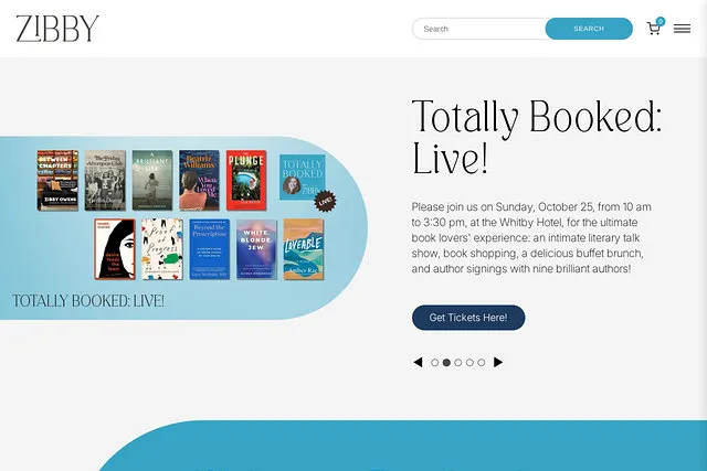 ZibbyMedia.com website screenshot